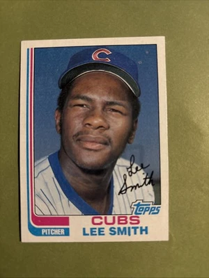 LEE SMITH Rookie RC HOF 1982 Topps #452 casi nuevo o mejor centrado Chicago Cubs Foto 1 de 4
