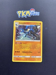 Pokémon TCG Lucario Burning Shadows 71/147 Holo Rare LP. - Picture 1 of 4