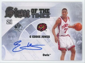 2013-14 SP Authentic Sign of the Times Eddie Jones Auto #S-EJ A1 - Picture 1 of 2