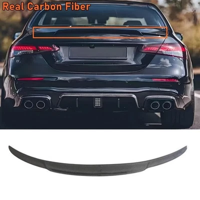 Alerón trasero de fibra de carbono real para Mercedes Benz W213 E63 S 2021-2024 Foto 1 de 4