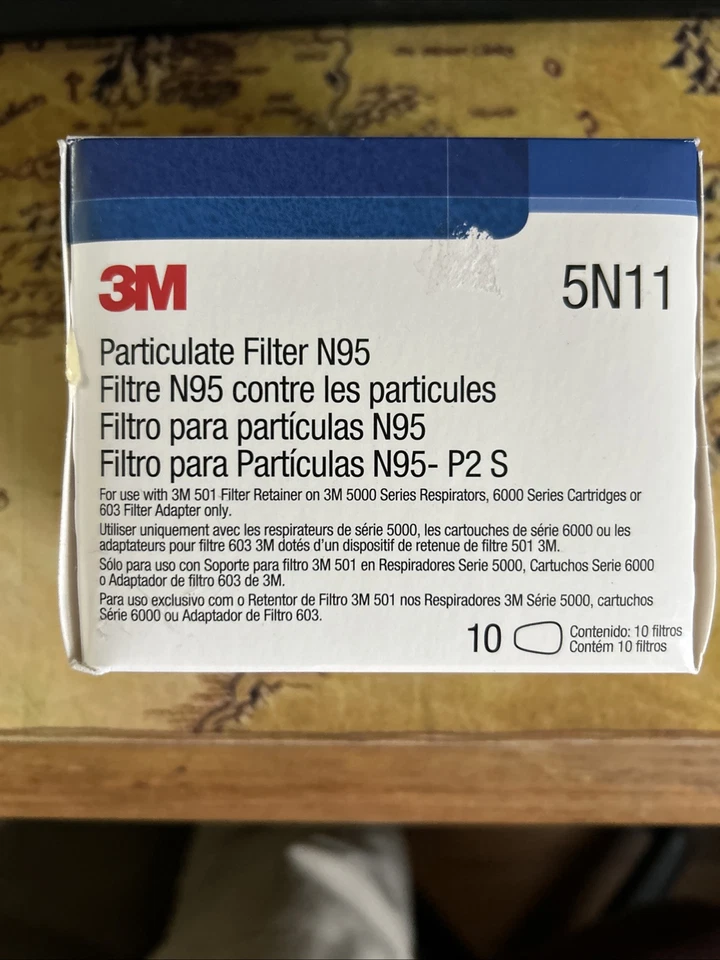 3M N95 Particulate Respirator Mask, 5N11 - 10 Pack - Image 1 of 1