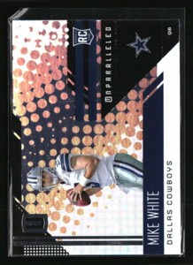 Mike White 2018 Panini Unparalleled #244 RC Football Card