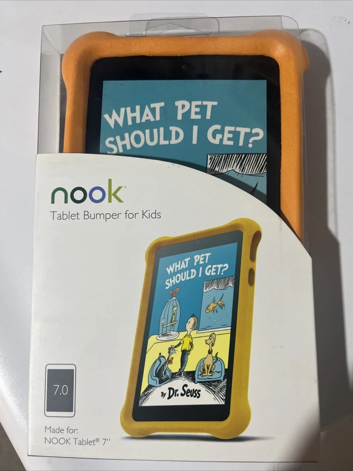 Nook Citrus (Orange) Micro Foam Bumper Kids Case for 7" Nook Tablet NEW in BOX - Image 1 of 4