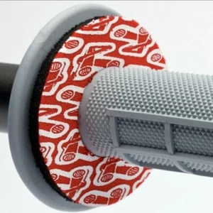 RENTHAL COPPIA GRIP NEOPRENE PER MANOPOLE DONUTZ MOTO MX CROSS ENDURO RED ROSSO - Picture 1 of 2
