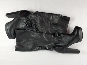 Michael Antonio Black Knee-High 4+ High Heel Boots Size 6.5 - Picture 1 of 7