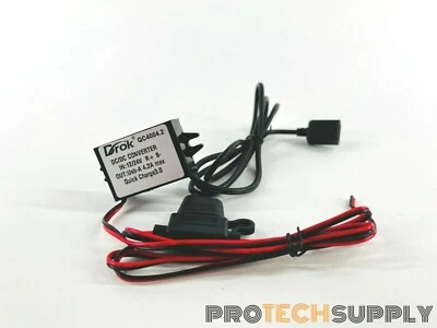 DroK QC4004.2 DC/DC Converter IN:12/24V OUT:Usb-A 4.2A Max - Image 1 of 2
