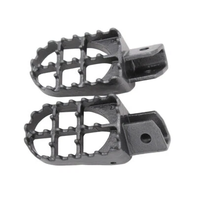 Motocross Iron metal MX Foot Pegs For 1981-2015 Yamaha PW50 PW80 TTR90 TW200 - Image 1 of 4