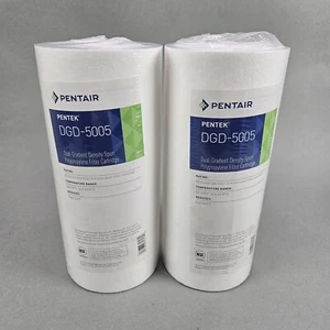 Cartucho de filtro de agua de polipropileno de doble gradiente Pentair DGD-5005 CANTIDAD 2 - Imagen 1 de 4