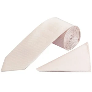 Blush Polka Dot Classic Men's Tie and Pocket Square Set Regular Tie Normal Tie - Picture 1 of 4