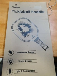 Niupipo USAPA Approved Graphite Pickleball Paddle, Graphite/Carbon Fiber 0.5 LB - Picture 1 of 3