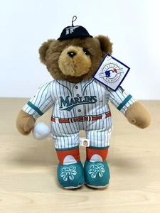 1999 Vintage Florida Marlins Good Stuff Bär Plüsch MLB Baseball mit Etikett - Bild 1 von 12