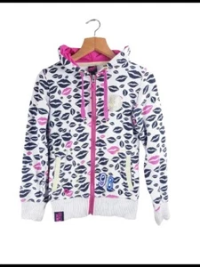 Henleys Kids Girls Multicolored Full Zip Hoodie Sweatshirt Size 8/10UK Regular  - Picture 1 of 12