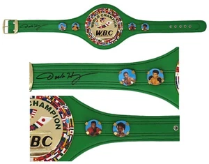 Cinturón de Campeonato Autografiado Oscar De La Hoya Prueba ASI - Imagen 1 de 3