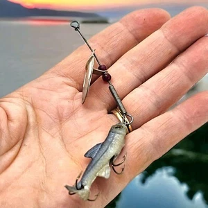 Vintage Mepps Rubber Comet Minnow In Line Spinner 4 in Angelköder Französisch  - Bild 1 von 9