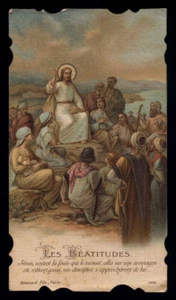 santino chrom-heilige Karte Boumard Nr.5456 LE BEATITUDINI - Bild 1 von 1