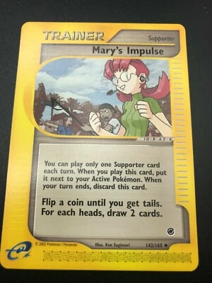 Mary's Impulse 142/165 Uncommon Pokemon Expedition E Reader Series NM 2002 - Image 1 of 2