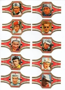 Vitolas. Serie Kari "Ciclistas", 10 vitolinas. Cigar Bands. - Imagen 1 de 1