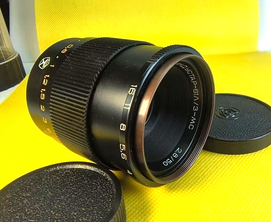 ≪M42≫Industar　NHAYCTAP-61A 3-MC 50mm 2.8 Industar 61 L/Z MC Macro Lens 50mm F2.8 Russian Lens M42