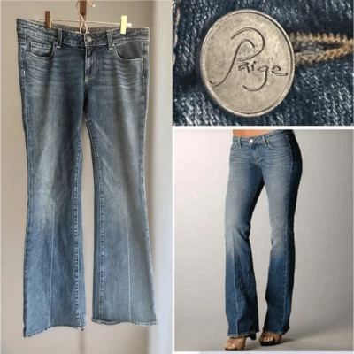 Paige Boot Cut Jeans Laurel Canyon Sz 30 - Image 1 of 4