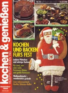 Kochen und Genießen Nr. 12/1989 21.11.1989 Kochen und Backen fürs Fest - Imagen 1 de 1