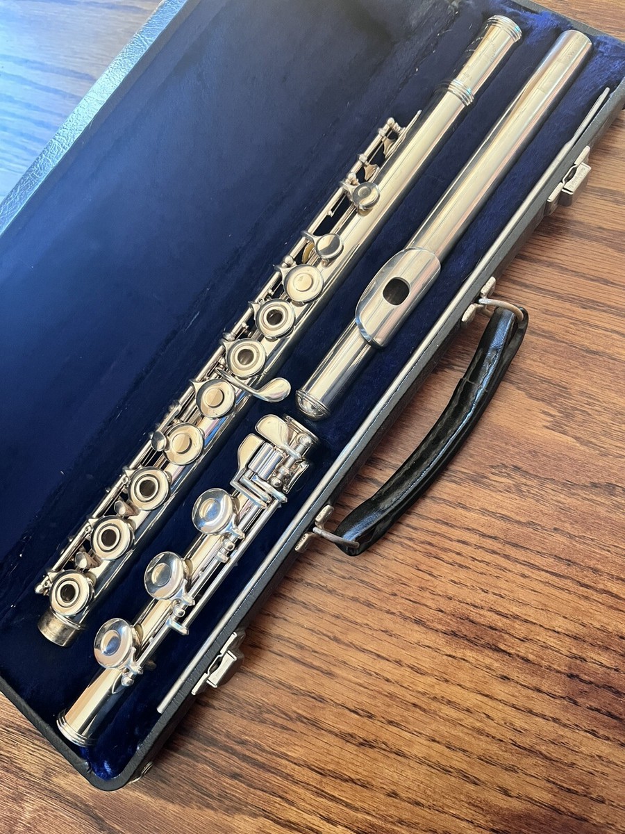 Armstrong Sterling Silver Body Flutes Silver Machine Head Armstrong Sterling Silver Body Flutes Silver Machine Head