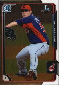 2015 Bowman Chrome Prospects #BCP129 Trevor Frank Cleveland Indians - Picture 1 of 2