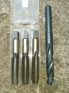 Aussie P&N Easicut 3x hand taps Set BSW 1/2 5/8 3/4 13/16 7/8 1  - Picture 1 of 1