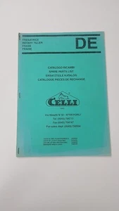 CATALOGO ORIGINALE PARTI DI RICAMBIO FRESATRICE DE - CELLI - Foto 1 di 1
