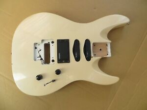 Samick Super Strat Electric Guitar Body With Pickups parts project Repair...