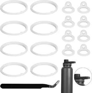 17Pcs Water Bottle Lid Replacement for Thermoflask 24/32/40/64Oz, Water Bottle G - Picture 1 of 12