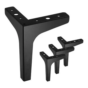 Set of 4 Furniture Legs 7 Inch Modern Metal Furniture Sofa Legs for Cabinet C... - Picture 1 of 7