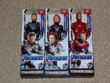 2018 Hasbro Titan Hero Power FX Avengers Thor Iron Man Black Widow Lot MIB New