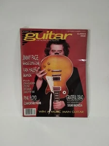 Guitar For The Practicing Musician Jimmy Page Van Halen Grateful Dead W/Poster - Imagen 1 de 17