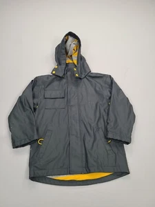 Hatley Jacket Boys 6 Gray Hooded Raincoat Windbreaker Outdoors Ladies - Picture 1 of 7