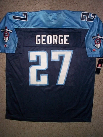 *IRREGULAR* Tennessee Titans EDDIE GEORGE nfl Jersey Adult MENS/MEN'S (L-LARGE) Cover