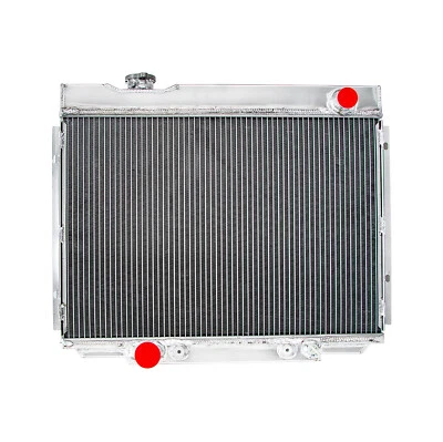 4-Row Aluminum Radiator for 1968-1970 Ford Mustang Mercury Fairlane Cougar V8 69 - Imagem 1 de 4
