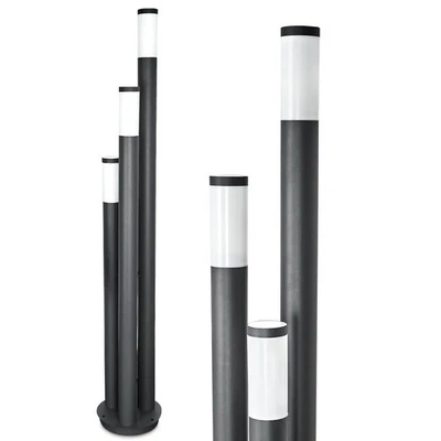 HOFSTEIN Gnocchetta Außenwegeleuchte aus Metall/Kunststoff in Anthrazit/Weiß - Bild 1 von 4