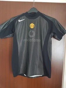 Manchester United Black Goalkeeper Shirt 2004-2005 Kids Size LB 152-158cm Nike - Picture 1 of 8