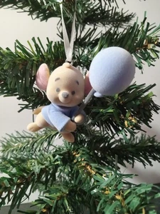 Flocked Winnie the Pooh Roo Christmas Ornament - Picture 1 of 8