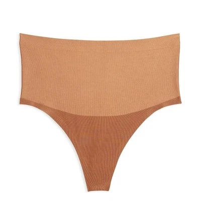 Victoria's Secret Body de Victoria Tanga Suave Brillo Panty XL *Caramelo* Nuevo con Etiquetas Foto 1 de 3