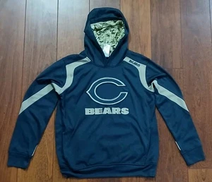 Chicago Bears grauer Hoodie NFL Team Bekleidung 36" Brustumfang - Top Zustand - Bild 1 von 11