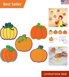Robuste 5,9 Zoll Kürbis Ausschnitte - perfekt für Klassenzimmer Herbst Dekorationen - Bild 1 von 9