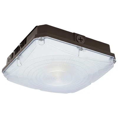 Nuvo Lighting 65/982 9"W Flush Mount Square Outdoor Ceiling - Bronze - Image 1 of 4