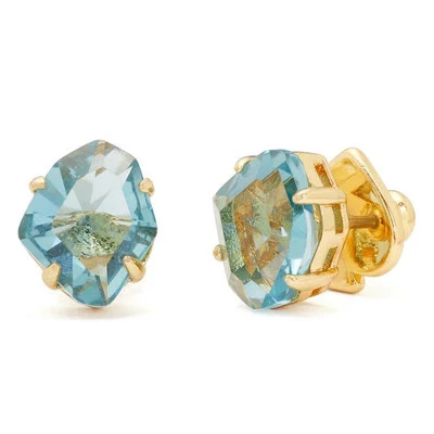 Nuevo con etiquetas Pendientes Kate Spade Treasure Trove $38 Oro Azul Foto 1 de 4