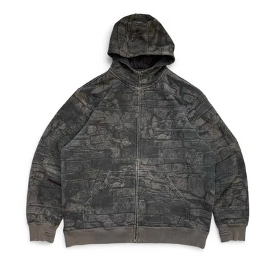 Men’s Vintage Y2K Oakley Full Zip Hoodie patterned  XL - Image 1 of 4