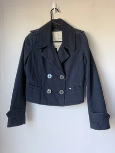 Trench Jacket Denim & Supply Ralph Lauren Talla Pequeña Negra Náutica Clásica - Imagen 1 de 9