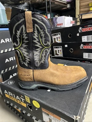 Puntera Ariat WorkHog XT H20 Comp 14D corteza caída/bosque oscuro 10024966 para hombre Foto 1 de 4