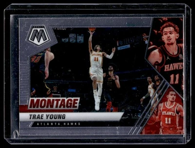 2021-22 Mosiac Montage Trae Young Atlanta Hawks #29 - Image 1 of 2