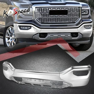Front Bumper Face Bar w/o Parking Sensor Holes for GMC Sierra 1500 2016-2018 - Picture 1 of 6