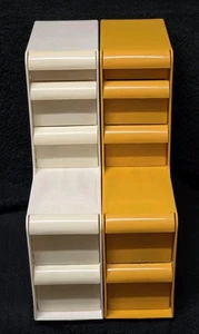 🔶️RETRO VINTAGE STORAGE POP SPACE AGE ATOMIC MODERNIST POSTMODERN ARCHITECTONIC - Picture 1 of 22